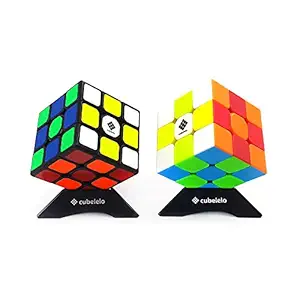 Cubelelo Drift 3x3 Stickerless Cube Puzzle for Kids & Adults Magic Speedy Anti Stress Brainstorming Puzzle Cube (Multicolor) Combo Pack