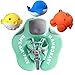 Produktbild Amalls Aufblasbarer Schwimmring für Kinder und Kleinkinder,Baby Kleinkind Weich Solid Schwimmer Lying Schwimmring Kinder Taille Float Ring Float Pool Spielzeug Schwimmen Trainer (A)