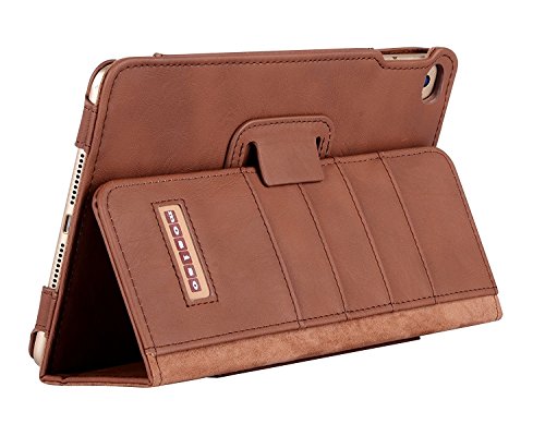 MOSISO iPad Mini 4 PU-Leder Schutzhülle mit Standfunktion und Schlaf / Wecke-Funktion für 2015 Apple iPad Mini 4 Farbe: Braun - 3