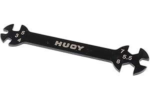 sharprepublic 6 en 1 RC Hudy Special Tool Wrench 3/4/5/5.5/7 / 8MM pour Turnbuckles