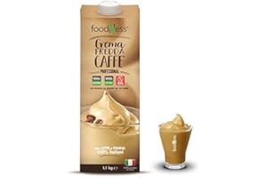 GENERICO Foodness Crema Fredda al Caffè Senza Glutine e Senza Lattosio già pronta da versare 1 Brik da 1,1 Kg