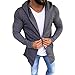 Produktbild Sannysis Herren Slim Fit Pullover Langarm Hoodie Sweatshirt mit Reißverschluss und Tasche Outwear Herbst Bluse Hooded Kapuzenpullis