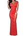 Produktbild LETSDO Charming Boulevard Pailletten Langes Kleid Schwarz (One size, Rote)