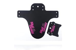 MGIA Tech Mudgurds Set Mountain Bike, Fender Set, Adjustable Mountain Road Bicycle Mudguard MTB Mud Guard Front and Rear Compatible Cycling Front and Rear Fenders Fits,PNK