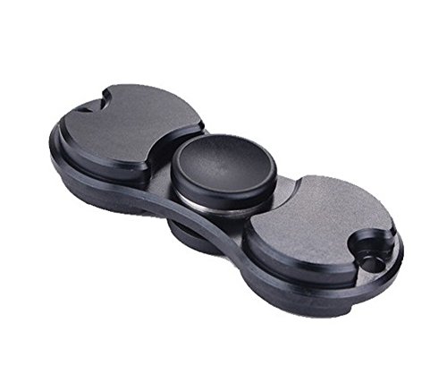 Finger Spinners Stress and Anxiety Relief Toy Great for Fidgeters, Anxiety, Focusing, ADHD, Autism, Quitting Bad Habits Black Finger Spinners Stress and Anxiety Relief Toy Great for Fidgeters, Anxiety, Focusing, ADHD, Autism, Quitting Bad Habits Black