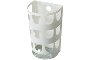 AUsagg Sac de rangement à suspendre en plastique - Distributeur de désordre mural - Organisateur de sac poubelle pratique K8 x 7