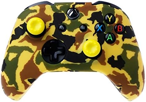 JIANGfu Silicone Rubber Controller Cover Skin Protector Case Gel Protective Cover For Xbox One Wireless Controller Faceplates Kits (C)
