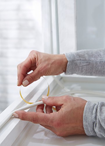 tesamoll Gummidichtung für Fenster und Türen, weiß, CLASSIC, P-Profil, 10m - 5