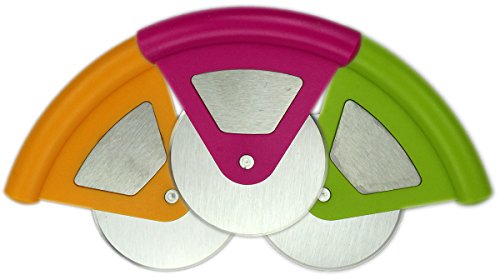 GYD Ergonomischer Pizzaschneider Messer Bunt Edelstahl