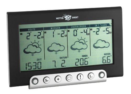 TFA Dostmann satellitengestützte Funkwetterstation Tempesta 300 mit Wetterdirekt Technologie 35.5050.IT - 4