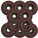 Produktbild 10 stücke Polierscheibe Film Winkelschleifer 115mm Klappe Schleifscheiben 22,2mm Bohrung 40 Grit