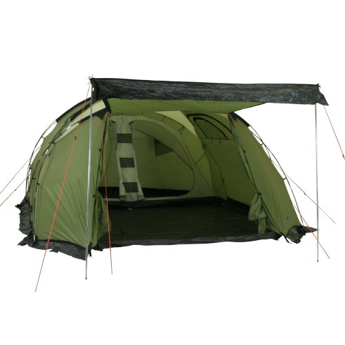 10T Carolina 6 - 6-Personen Multifunktion Geodät-Zelt mit PKW- / SUV-Heckanschluss WS=5000mm - 