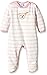 Steiff Baby Girls Strampler Nicky 1/1 Arm Crew Neck Long Sleeve Footies, Pink (chalk Pink Rose 2158), 0-3 Months (Manufacturer size: 62)