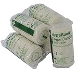 HypaBand Crepe Cotton Bandages 7.5 cm x 4.5 m (Pack of 6)