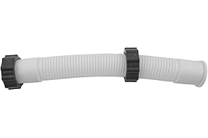 GLOBALHUT Manguera de piscina, manguera de interconexión para bomba de filtro de arena de piscina con tuercas, la manguera de interconexión de filtro es adecuada para bomba de filtro Intex, salmuera y filtro de