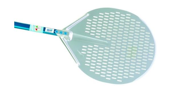 Pala pizza in alluminio anodizzato stondata 32 cm manico 1.20 mt Barbecue e  picnic Giardino e giardinaggio teleelsalvador.com