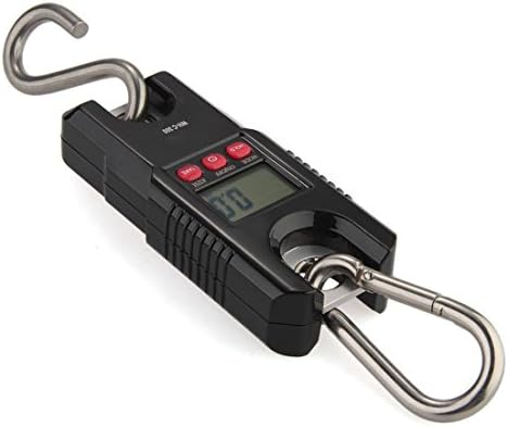 USUN 300kg x 0.1kg Industrial Mini Scales, Digital Portable Travel Hanging Weighing Luggage Scale