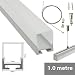 Produktbild Fluxia 1 m Klebeband LED Aluminium Profil Batten