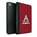 Produktbild Stuff4® PU-Leder Hülle/Case/Brieftasche für Apple iPad Mini 4 Tablet/Rot Muster/Heiligtümer Todes Inspiriert Kollektion