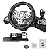 Price comparison product image ningxiao586 PC Computer Compatible with STEAM with Vibration Computer Game Console Steering Wheel Racing Wheel for PC/PS3/PS4/Direct-X/X-input/Steam, PS3/PS2/PC D-INPUT/X-INPUT