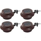 Estilo: Moderno Lámpara LED para jardín Luz solar a prueba de agua Al aire libre 3 LED Bulds Luz de pared Valla Canaleta Techo Patio Lámpara de jardín
