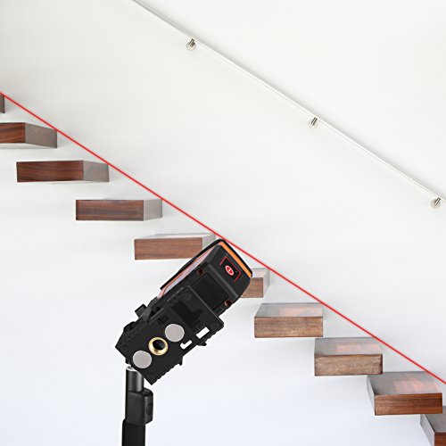 Tacklife SC L02 Klassischer Kreuzlinien-Laser mit Messbereich 20M und Neigungsfunktion, 130 Grad selbstnivellierenden Kreuzlinien und Vertikale Linie, Linienlaser IP 54 Staub- und Spritzwasserschutz( inkl. Schutztasche, Magnetische schwenkbare Haltung) - 6