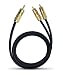 Produktbild Oehlbach NF 1 Y-SC | Stereo Cinch-Audiokabel für Soundkarte & Verstärker | 1 x 3,5mm Klinke Stereo/2x Cinch | Flexibel & geschirmt | 1 m - schwarz