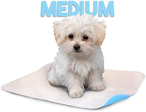 LennyPads Whelping Pads - Ultra Absorbent, Leak Proof, Washable Pee Pads โ 6-Pack (45cm x 61cm) Medium