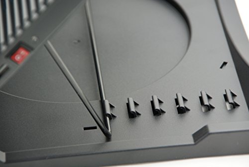 HFTEK-201118 Laptop Cooling Pad Büro Kühler Lüfter für Notebook schwarz, CoolerPad 13 14 15 17 Zoll mit USB HUB - 7