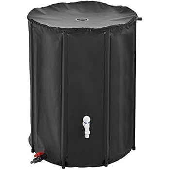 Casapro Récupérateur Deau Pvc Inoxydable Et Résistant Aux Uv 500 Litres De Capacité 80 X 98 Cm