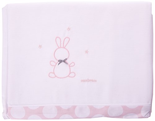 Cambrass Quilt Cover 100 x 140 cm Plus Pillow Case 40 x 60 cm Collection Ter (Rose)