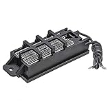 Wenn die Heizung funktioniert, sind die Aluminiumteile leitfähig.