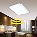 Produktbild ADEMAY LED Sensor Deckenleuchte Deckenlampe Radar Sensorleuchte mit Bewegungsmelder für Wohnzimmer Schlafzimmer Flurleuchte Innenbeleuchtung (Platz-24W Kaltweiß)