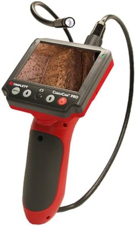 Triplett CobraCam Pro Water-Resistant & Flexible Inspection Camera with 3.5" Full Color Detachable LCD Display (8125)