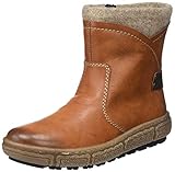 Schuhspitze: rund Rieker Damen Z7980 tiefeletten, Braun (cayenne/kastanie/wood/24), 42