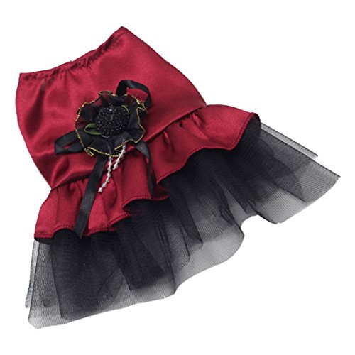Lovely-Flowers-Pet-Clothes-TOOGOORDog-Cat-Bow-Tutu-Dress-Lace-Skirt-Pet-Puppy-Dog-Princess-Costume-Apparel-Clothes-Lovely-Flowers-Wine-red-XXS