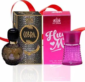 ST.JOHN Couple Perfume Gift Set Cobra 60ml &, HUG ME PACK 2 Eau de Parfum - 90 ml For Men & Women