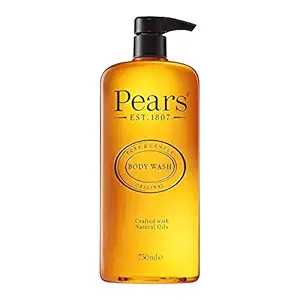 Pears Pure & Gentle Shower Gel, Body Wash with Glycerine and Natural Oils, 100% Soap-Free, Paraben Free (Imported) 750 ml