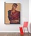 Produktbild NBHHDH Bilder Auf Leinwand Abstact Körperfarbe Delineation Skizze Leinwand Kunstdruck Malerei Poster Wandbild Für Wohnzimmer Wohnkultur, 60 × 90 cm Kein Rahmen