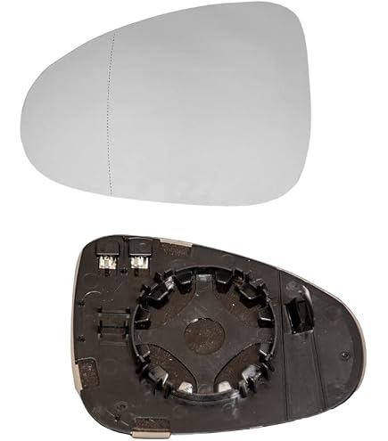 TWMC RHS Wing Mirror Glass For VW Touareg 2010-2017 – Wide Angle, Heated, Pre-Fitted Base Plate, Driver Side