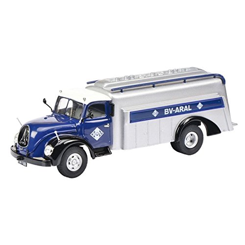 Preisvergleich Produktbild Schuco 450303900 - Magirus Tankwagen S6500 ARAL 1:43, blau / Silber