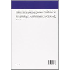 Alcuni capitoli della grammatica della LIS