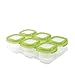 Oxo Tot 6112300 Tupperware Set of 6 Suitable for Freezer Use