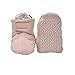 Lodger Cotton Quilt Baby Booties (0 - 3 Months, Nude)