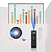 Produktbild Aleseae HD 3D-Projektor Heimkino-Kinodaten Show Support 1080p Digital Beamer [EU-Stecker] weiß