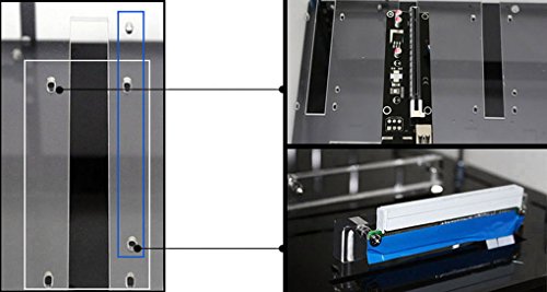 Tanli Solid Durable PMMA Open Air Mining Fall Computer Rahmen Rig Geschenk 3pc Fan & Schalter BTC/ETH/LTC/DOGE - 5
