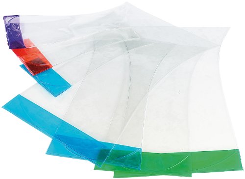 infactory Faltbare Kunststoff-Vasen "" Color Tube"" 7er-Set - Faltbar, formbar unzerbrechlich - paßt einfach immer!