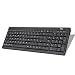 Produktbild Rii RK901 2.4GHz Wireless Tastatur Drathlose 105 Tasten für PC , Mac , Notebook , Laptop , Tablet-PC , Mac Book QWERTZ, deutsches LayoutSchwarz