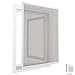 Mosquito insect fly net screen 100x120cm Flyscreen aluminum window frame kit - White