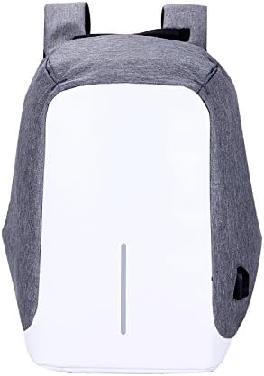Multifunction anti thief backpack usb charging laptop backpack waterproof men and women for Teenager NEW Male Travel bags by Melissa (white)